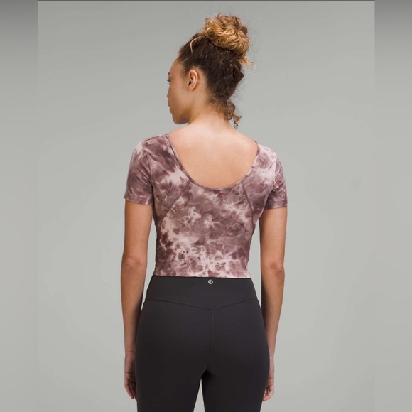 Lululemon NWT Align™ T-Shirt sz 10 diamond dye mink bery lunar rock shadow - Picture 2 of 4